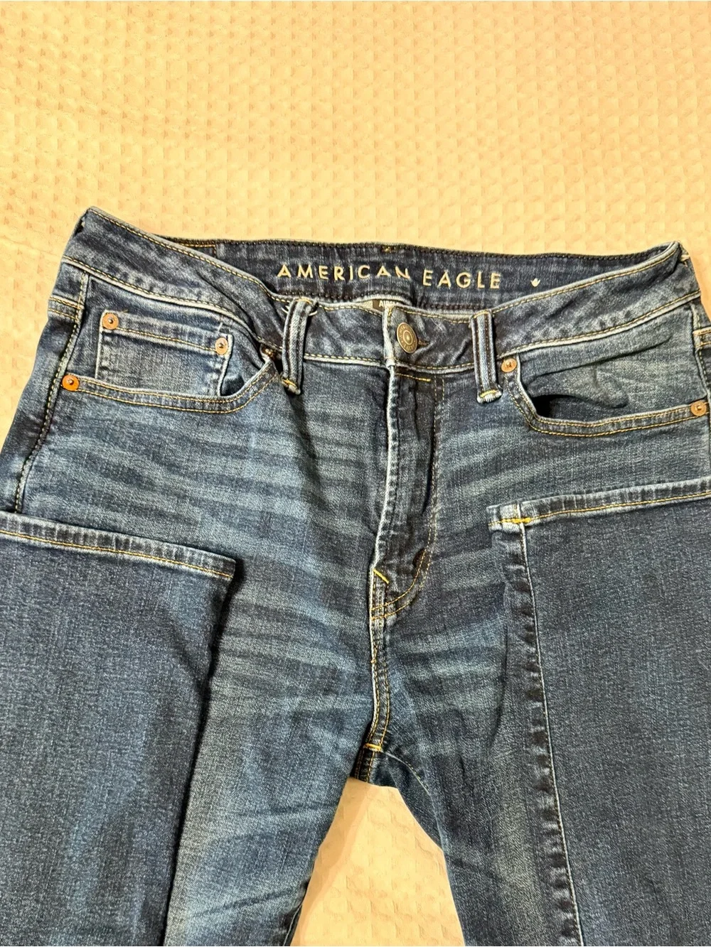 American Eagle Outfitters Men’s Indigo Relaxed Straight Jeans